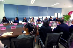 市委组织部副部长娄丹丹带队来新码生物调研