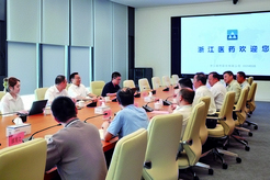 国投高新董事长丁后稳来浙江医药调研